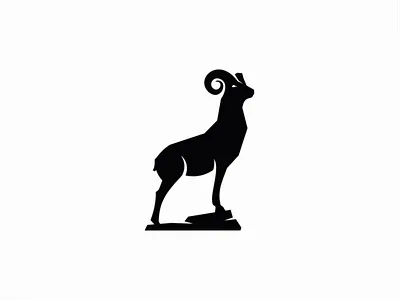 Bighorn Logo animal bighorn bighorn sheep branding design flat geometric goat illustration logo mark ram sale sheep vector