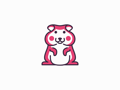 Cute Hamster Logo for Sale