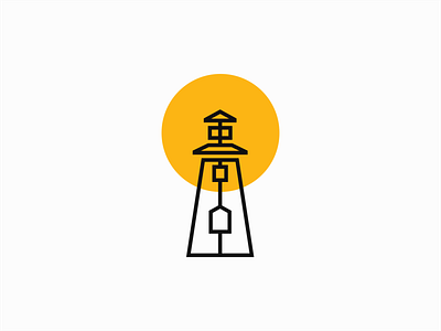 Asian Lighthouse Logo for Sale