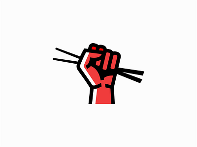 Revolution Fist With Chopsticks for Sale