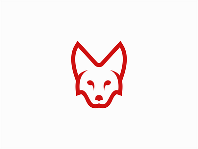 Coyote Logo for Sale animal brand branding coyote design emblem flat fox fur graphic icon illustration logo mark minimalist modern premium sale vector wild