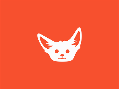 Fennec Fox Logo animal app branding character cute design ears fennec flat fox illustration kids logo mark mascot modern nature premium smile vector