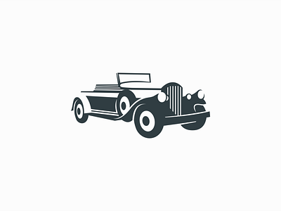 Classic Car Logo for Sale automobile automotive branding car classic design emblem flat geometric icon illustration logo mark old premium retro sale technology vector vintage