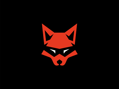 Fox Thief Logo for Sale animal branding design emblem fox geometric icon illustration logo mark minimalism minimalist modern orange thief vector wild