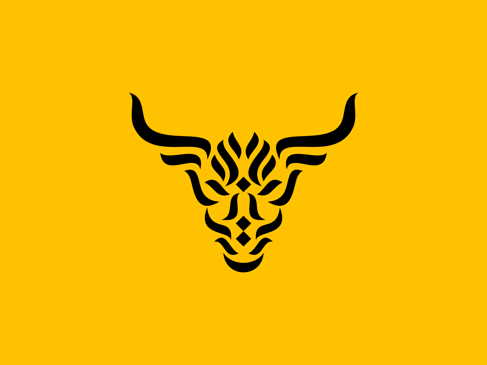 lenen creëren fluweel Abstract Bull Logo by UNOM design on Dribbble