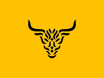 Abstract Bull Logo