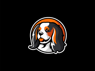 Cavalier King Charles Spaniel Dog Logo for Sale animal branding cartoon cavalier cute design dog emblem icon illustration logo mark mascot modern pet spaniel unique vector vet