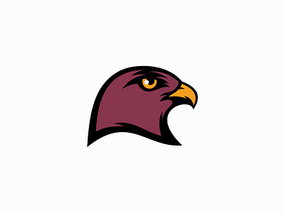 Hawk Logo for Sale animal bird branding design eagle emblem falcon hawk hunter icon illustration logo mark modern nature organic prey sports vector