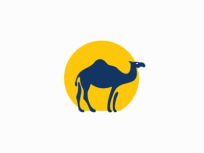 Camel Logo for Sale animal branding camel caravan carrier desert design dromader emblem hump icon illustration journey logo mark mascot modern organic sun vector