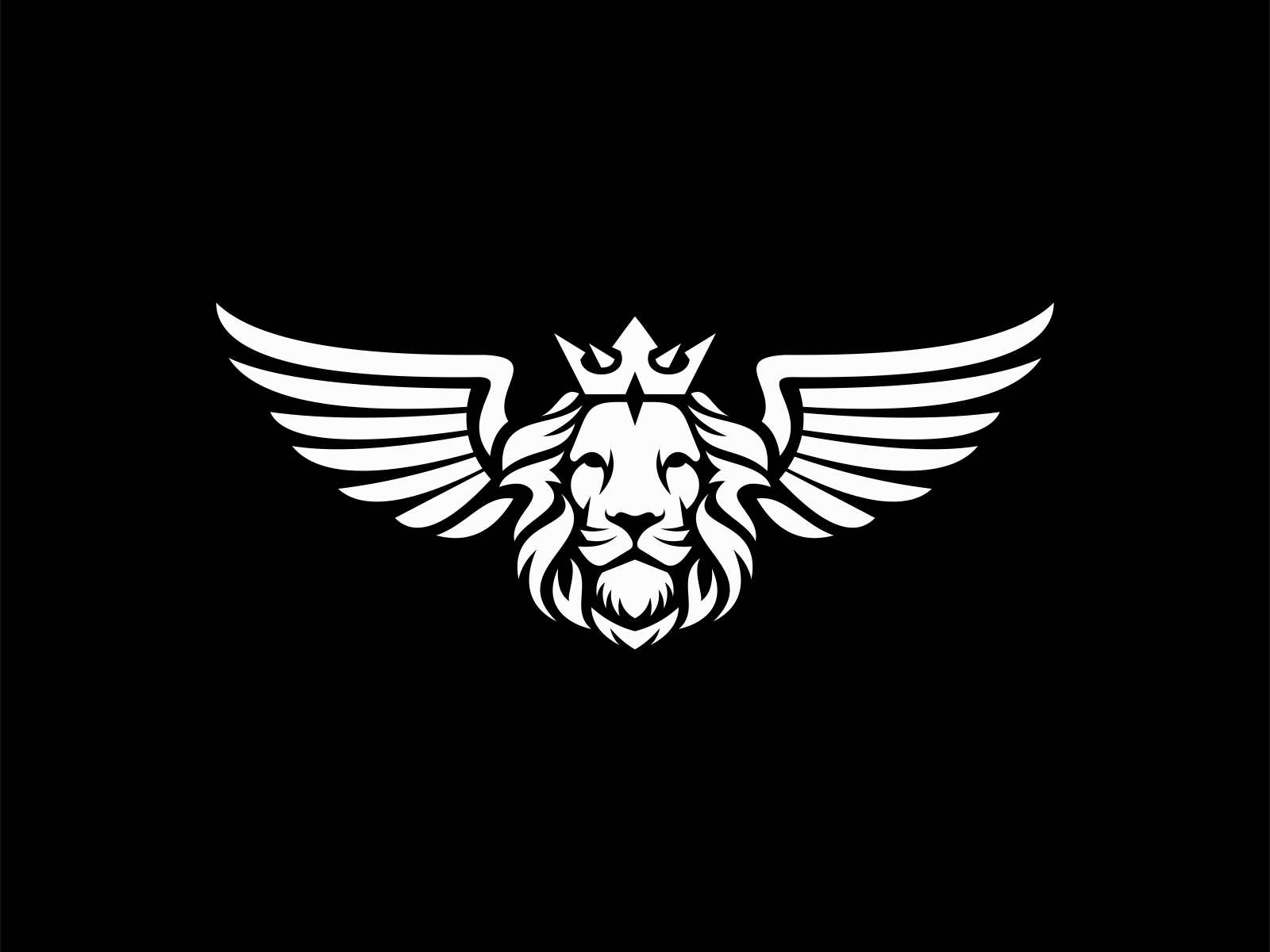 lion-with-wings-logo-by-unom-design-on-dribbble