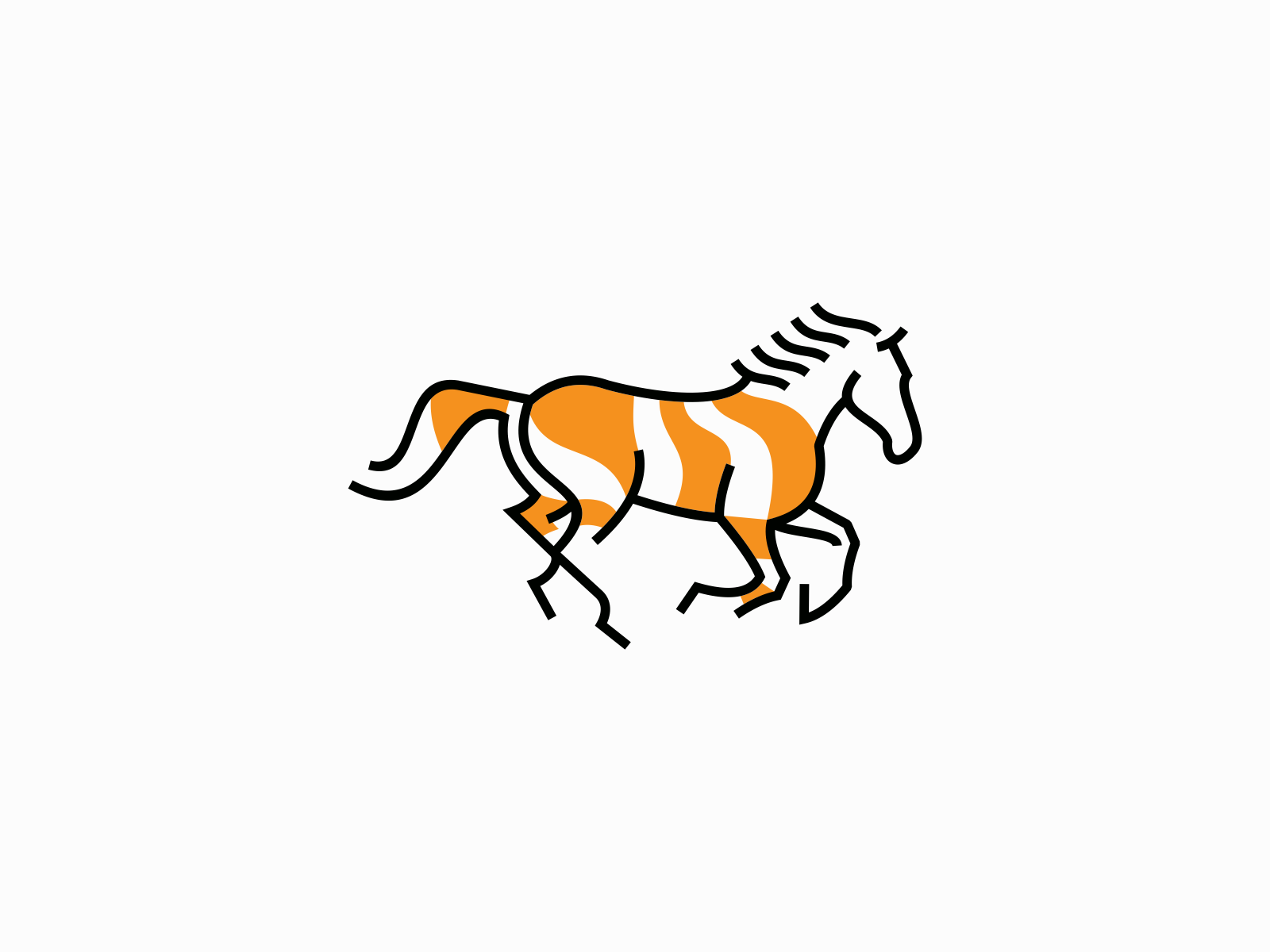 Running horse logo deisgn template | PosterMyWall