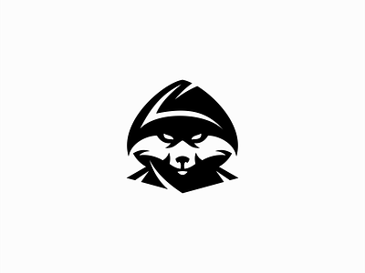 Fox In Hoodie Logo for Sale animal branding dark design fox hacker hoodie icon illustration logo mark modern mysterious nature reynard trickster urban vector vulpine wild