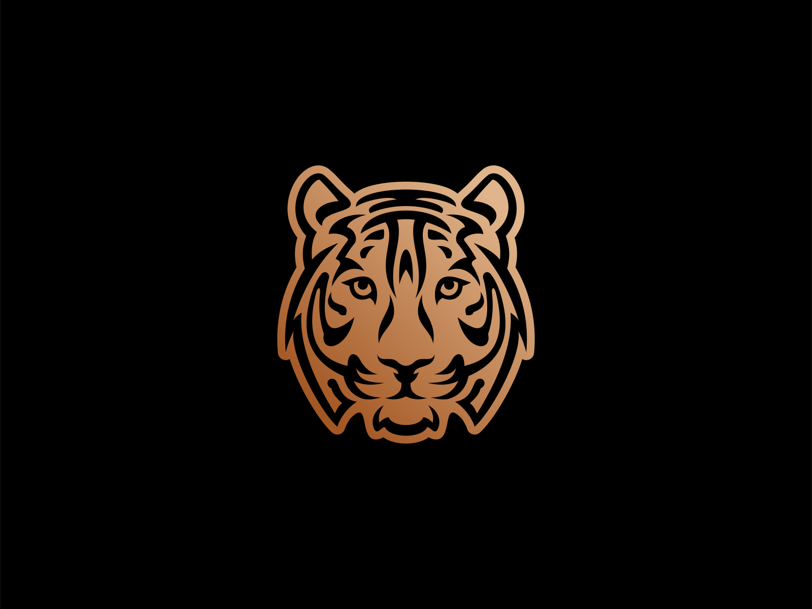 Japense Tiger Logo Small - Illustration, HD Png Download, png download, transparent  png image | PNG.ToolXoX.com
