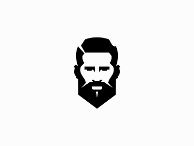 Bearded Man Logo for Sale