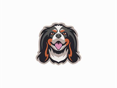 Cavalier King Charles Spaniel Dog Logo for Sale