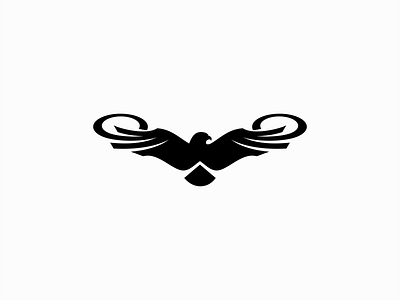 Eagle Drone Logo for Sale animal bird branding design drone eagle flat flying geometric icon illustration logo mark minimalist modern osprey premium technology vector wings