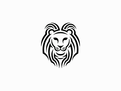 Lion Logo for Sale animal branding cat design feline head icon illustration king lion logo mane mark power premium pride sports vector wild zoo