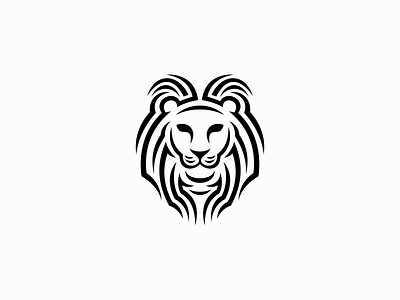 Lion Logo for Sale animal branding cat design feline head icon illustration king lion logo mane mark power premium pride sports vector wild zoo