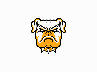 Bulldog Logo for Sale animal branding bulldog canine cartoon classical design dog illustration k9 logo mark mascot pet security sports strong tough vector vet