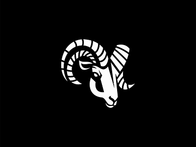 Ram Animal Negative Space designs, themes, templates and downloadable  graphic elements on Dribbble