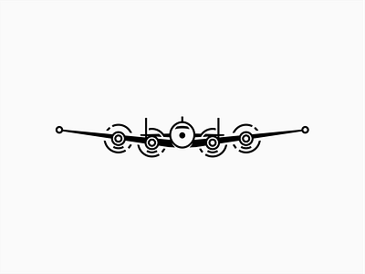 Plane aviation branding consultancy design flight logistics logo mark plane