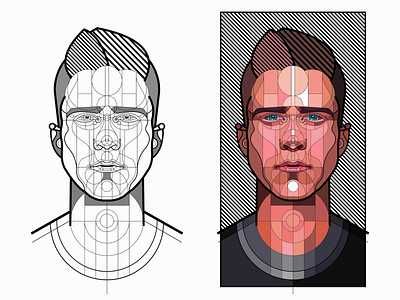 Jackmaster color dj illustration jackmaster portrait sketch