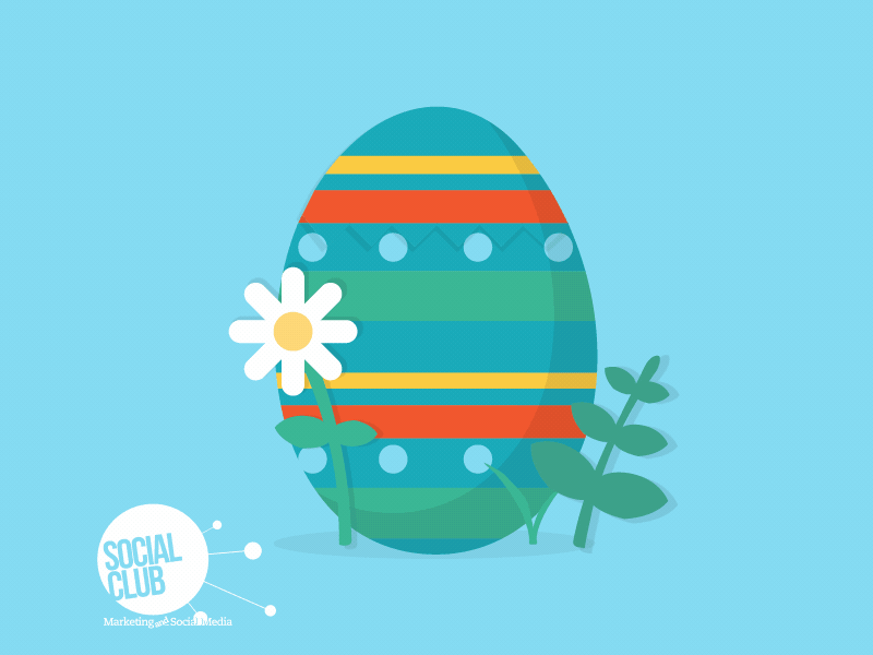 Happy Easter bird company easter egg green happy media social