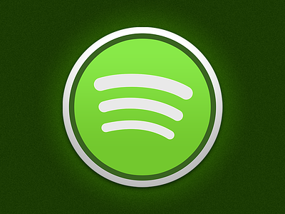 Spotify Mac Icon Redesign dark green icon lime mac redesign silver spotify white yosemite
