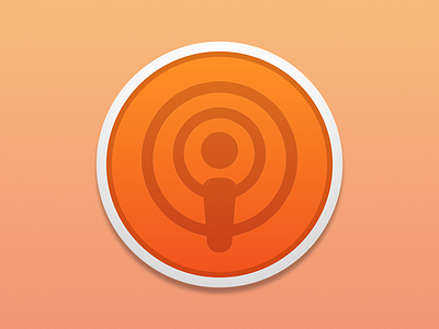 Instacast Mac Icon Redesign app instacast mac orange podcast white yosemite