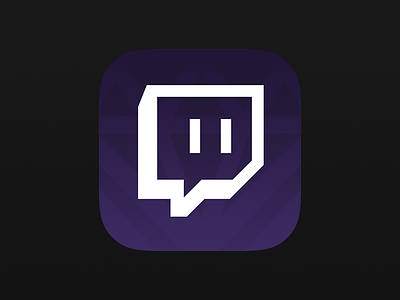 Twitch Icon Redesign black broadcast dark gaming icon ios7 ios8 live purple redesign twitch white