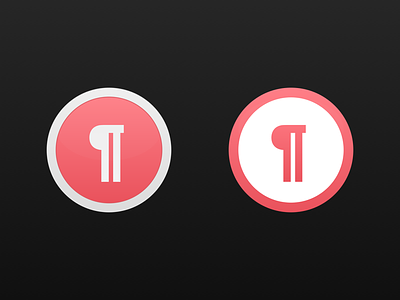 Paragraphs Mac Icon Redesign icon mac notes paragraphs pink red redesign white words yosemite
