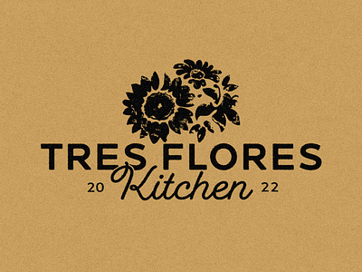 Tres Flores Kitchen Logo