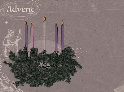 Advent Design for Trinity Anglican Church branding church faith based graphic design graphic designer illustration