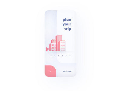 Plan your trip illustration mobile plan trip