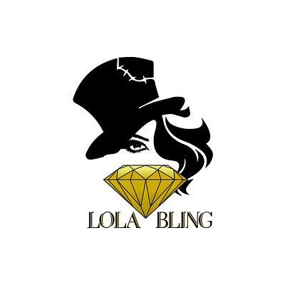 Lola Bling creativity design logo luxury logo typography vector