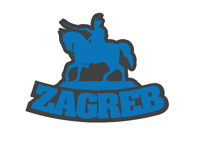 Zagreb sticker design