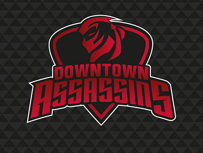 Downtown Assassins creativity design logo typography vector