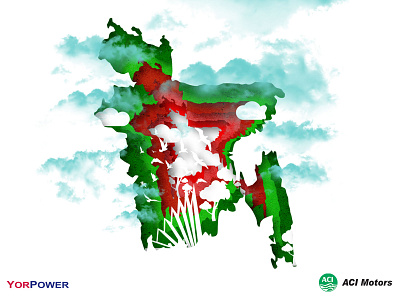 Bangladesh Map Illustration for YorPower Bangladesh