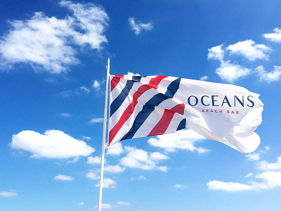 Oceans Beach Bar beach branding identity