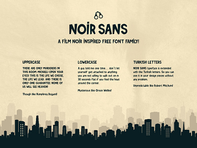 Noir Sans Font Family