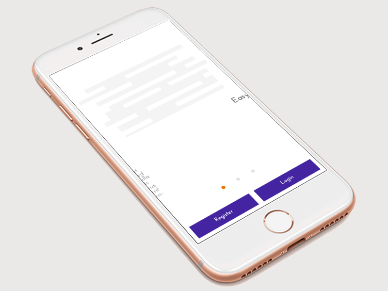 My First Shot Motion animation application booking illustration interface ios onboarding screens signup ui ux welcome