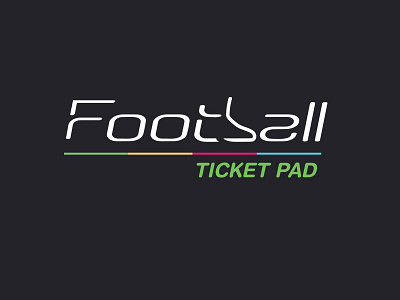 Football Ticket Pad