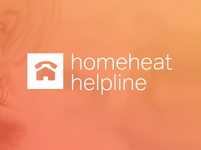 Home Heat Helpline branding bondmedia branding design heat helpline home identity logo negative space