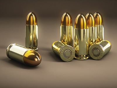 Ai Bullet 3d bullets c cc forc. forcellini claudio gold illustrator maya metal metalic nuke sardinia cgi v ray