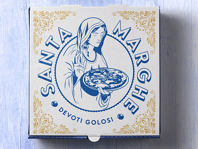 Santa Marghe pizza box #2