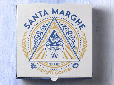 Santa Marghe pizza box #03