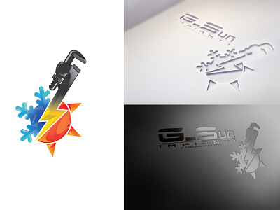 G Sun branding concept creative design forc icon illustration illustrator lettering logo london minimal sardinia typography vector