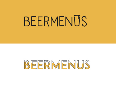 BeerMenus Exploration beer branding identity logo