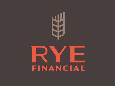 Rye Financial financial identity logo rye