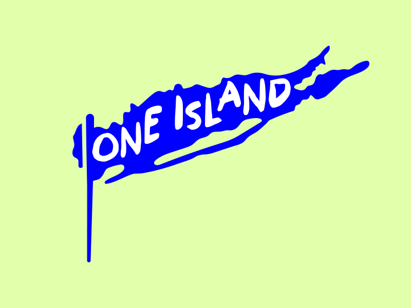 One Island Logo Alternate charity long island identity logo